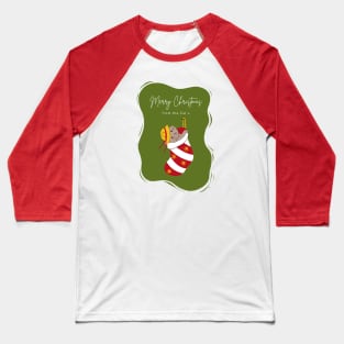 Merry Christmas From The Cat Baseball T-Shirt